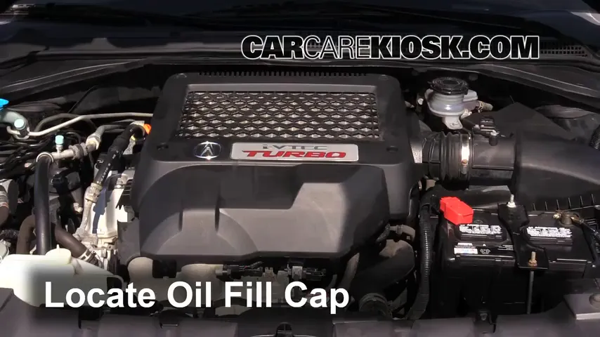 2009 Acura RDX 2.3L 4 Cyl. Turbo Oil Add Oil